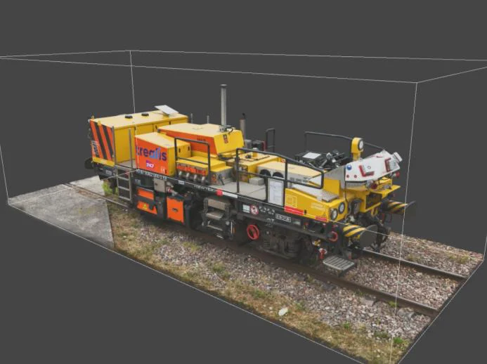Modélisation 3D d’un engin ferroviaire
